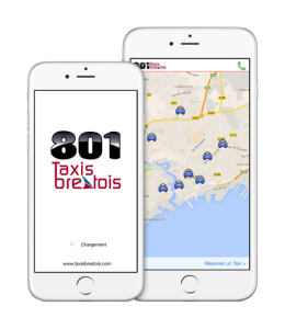Application Iphone et Android - Taxis Brestois